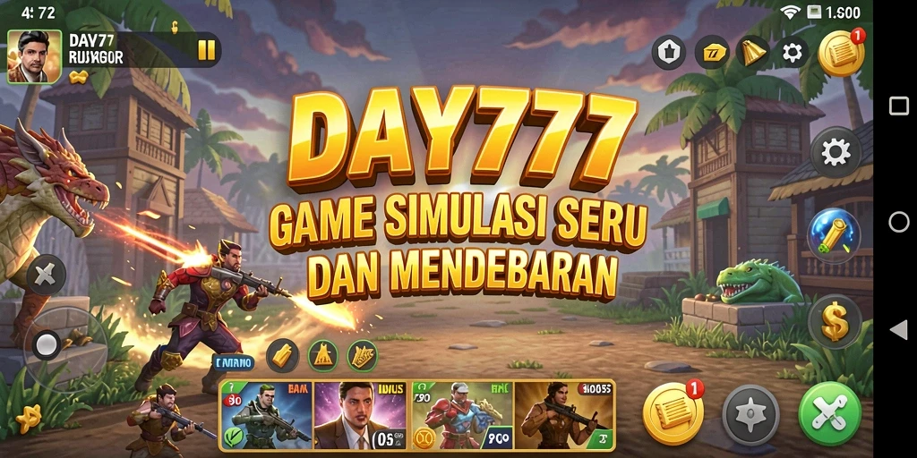 Tampilan gameplay DAY777 yang menarik dan interaktif.
