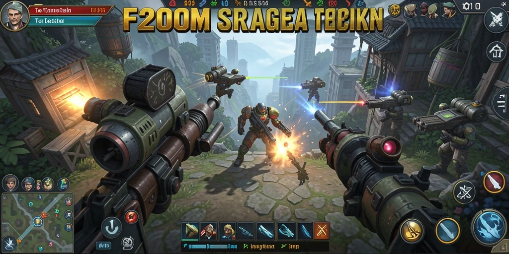 Tampilan gameplay F200M yang mendebarkan dan strategis.