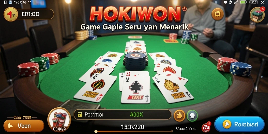 Tampilan gameplay HOKIWON yang menarik dan interaktif.