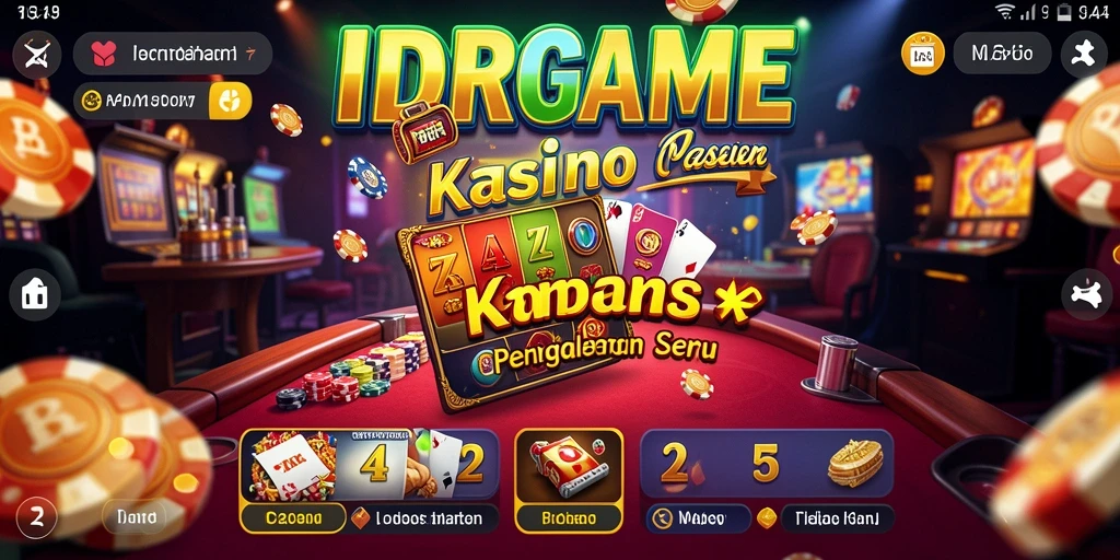 Tampilan gameplay Kasino yang mendebarkan di IDRGAME.
