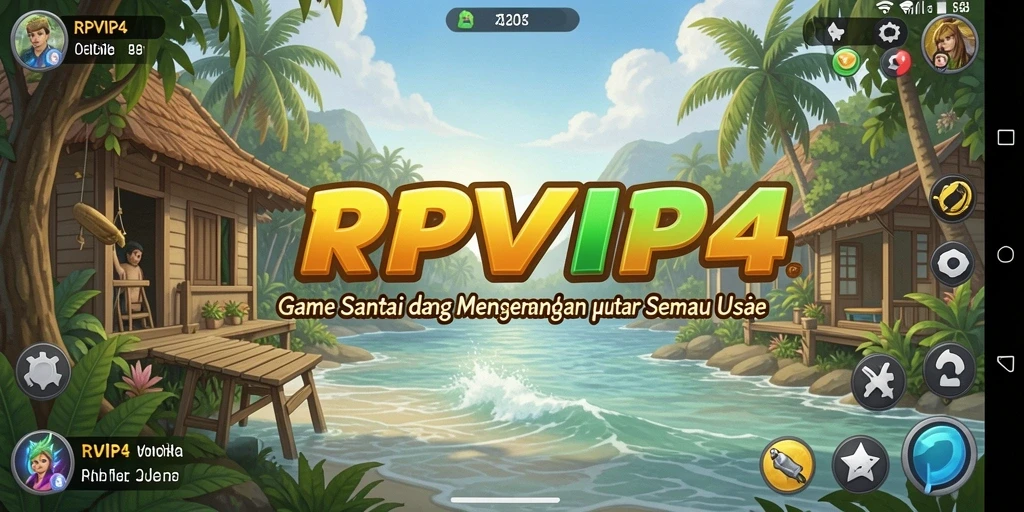 Tampilan gameplay RPVIP4 yang menarik dan penuh warna.