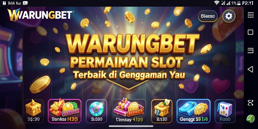 Tampilan screenshot gameplay Slot WARUNGBET yang mengasyikkan.